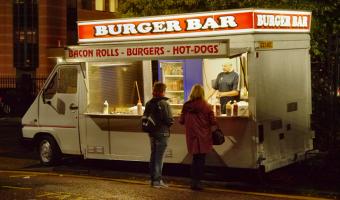 Burger van owners take local council to court over schools ban