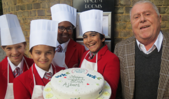 Adopt a School charity celebrates Albert Roux’s 80th
