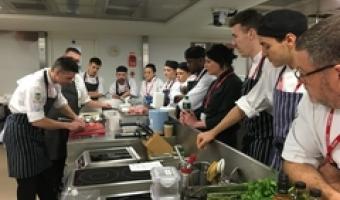 Compass apprentices show off culinary talents at mentor day