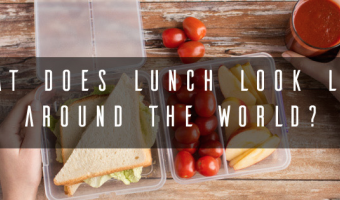 Infographic visualises lunch around the world