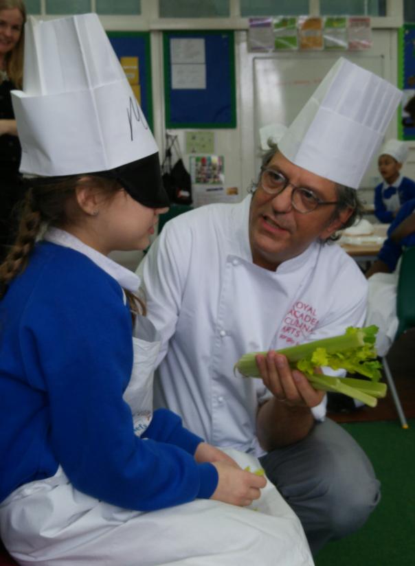 Chef Giorgio Locatelli visits Camden’s Rhyl Primary