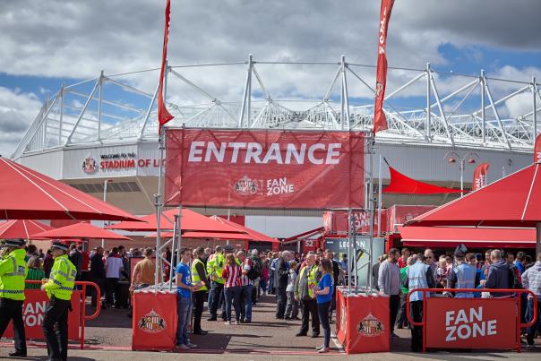 Sunderland AFC fans enjoy Centerplate’s new matchday experience