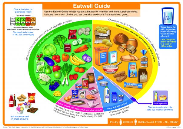 Public Health England launches new Eatwell Guide