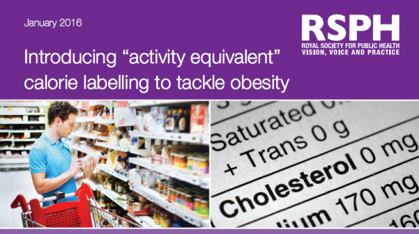 RSPH calls for ‘activity equivalent’ calorie labelling