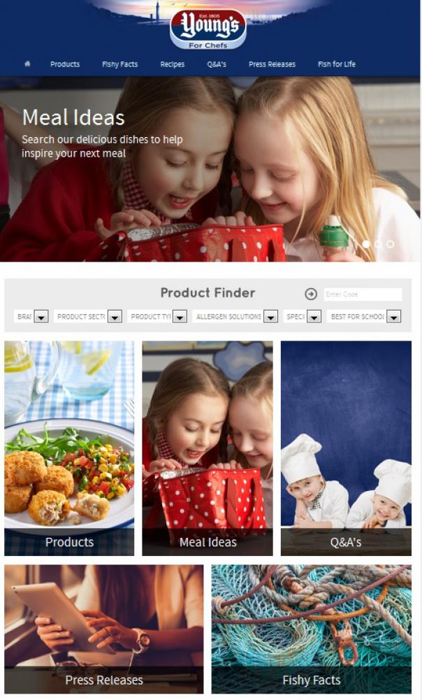 Young’s Foodservice launches microsite dedicated to schools